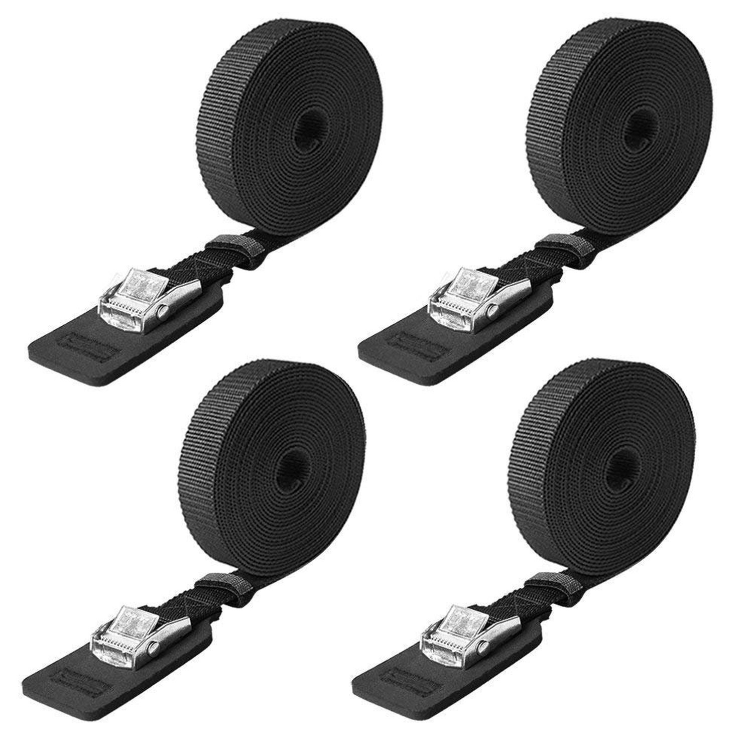 Boncas Sturdy 16-foot-by-1-inch Tie Down Strap Lashing Strap Cargo Tie-Down S...