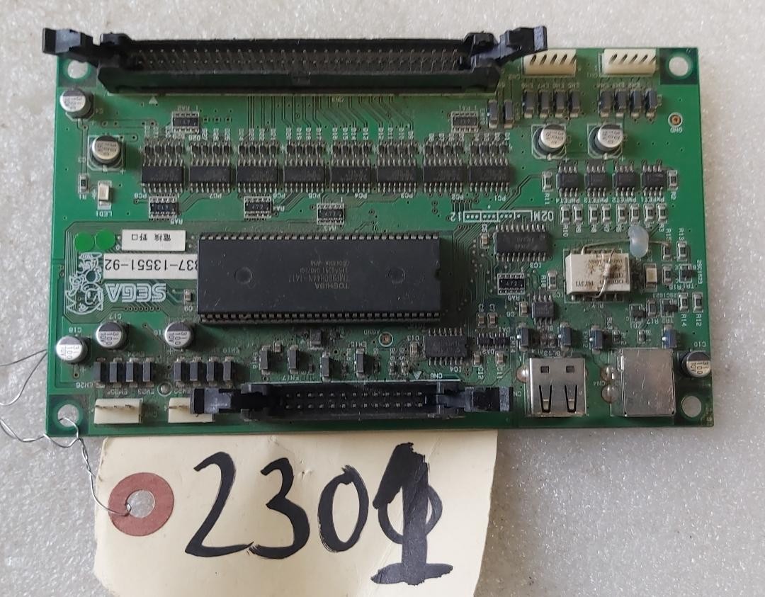SEGA NAOMI Arcade Game SHOOT, FLY, DRIVE IO Board #837-13551-92 (2301)