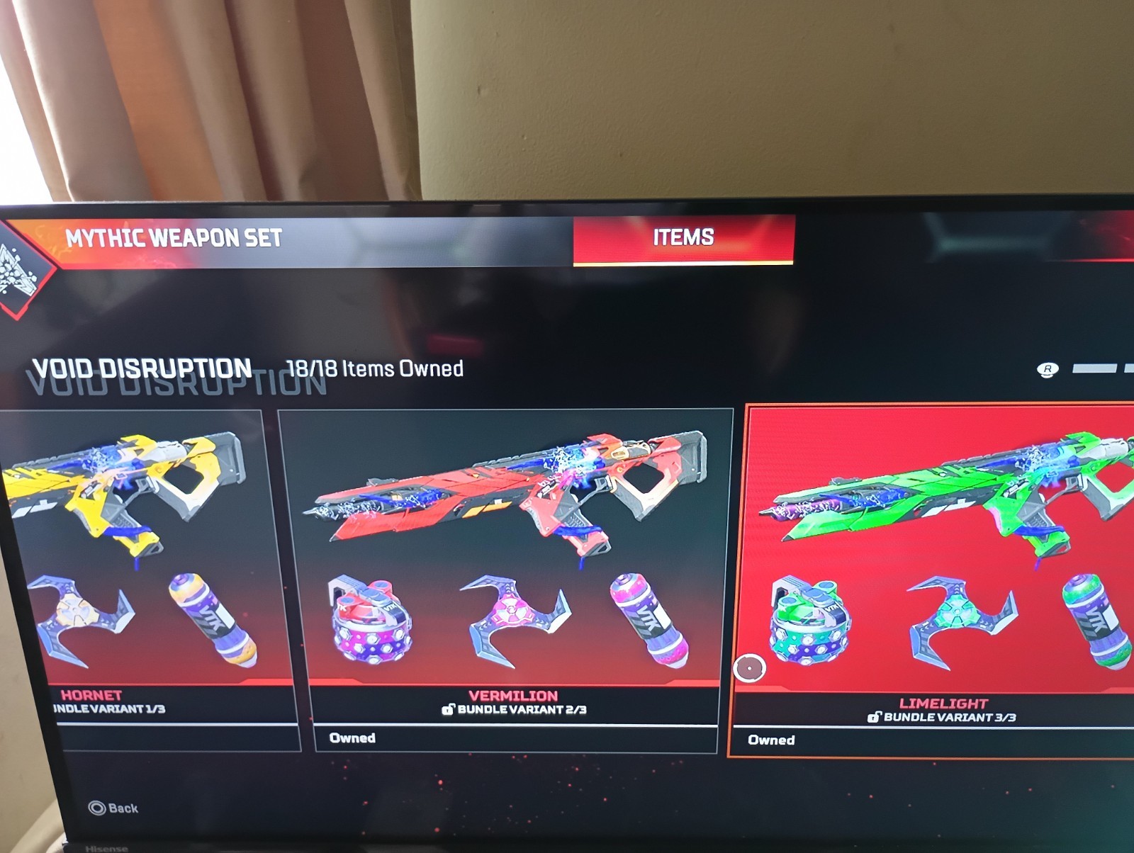 Apex Legends Mythic Prestige Skins, Heirloom & Weapon Sets, Void Disruption