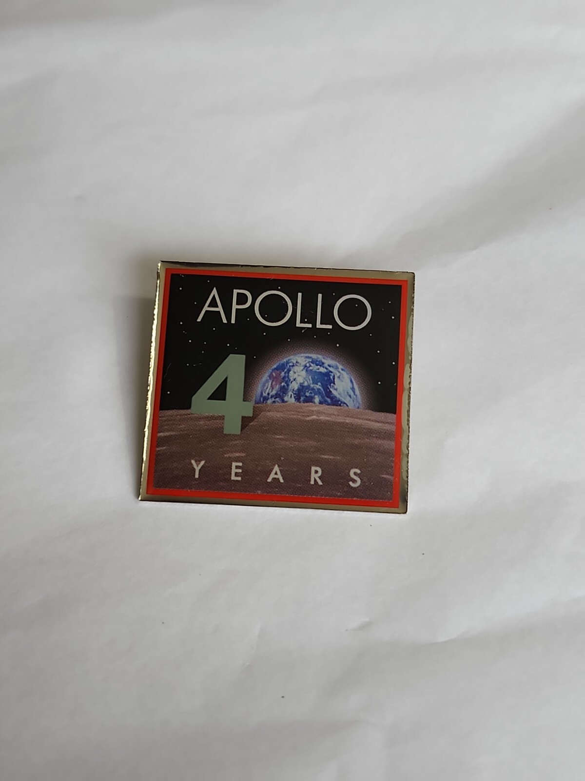 Apollo 40 Years Lapel Hat Jacket Pin