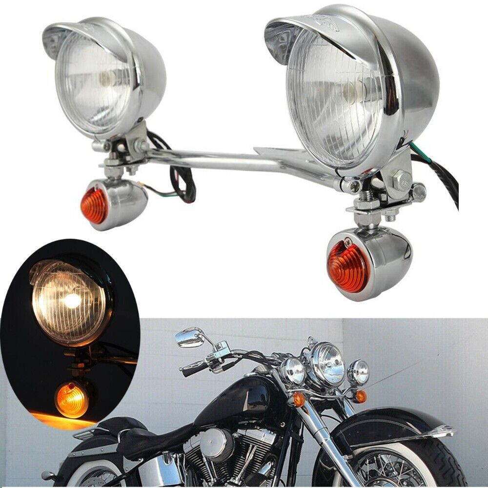 Passing Turn Signals Light Bar for Yamaha V-Star XVS 650 1100 Classic Silverado