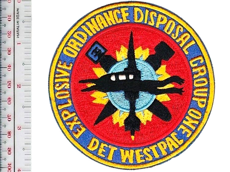 US Navy USN Explosive Ordinance Disposal Group One West NO TARIFF