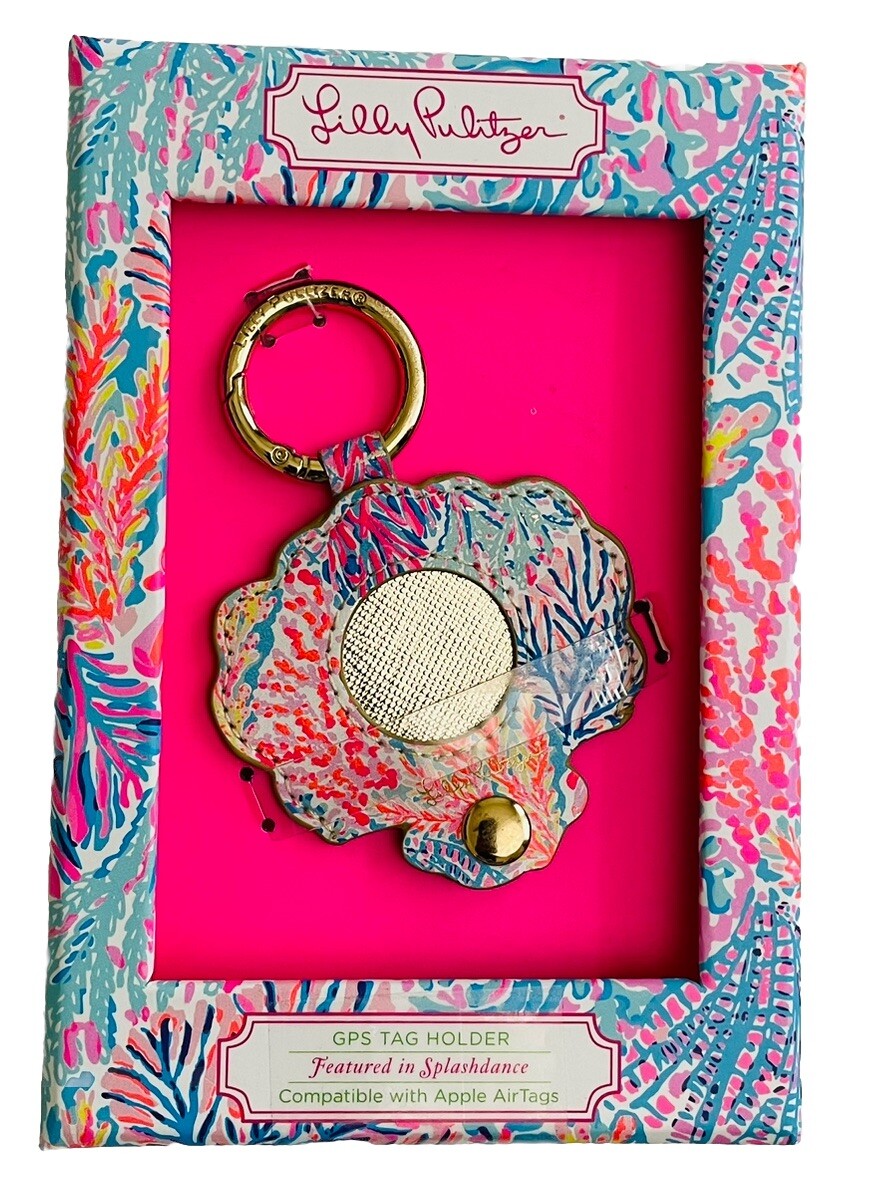 Lilly Pulitzer GPS Tag Holder Featured In Splashdance