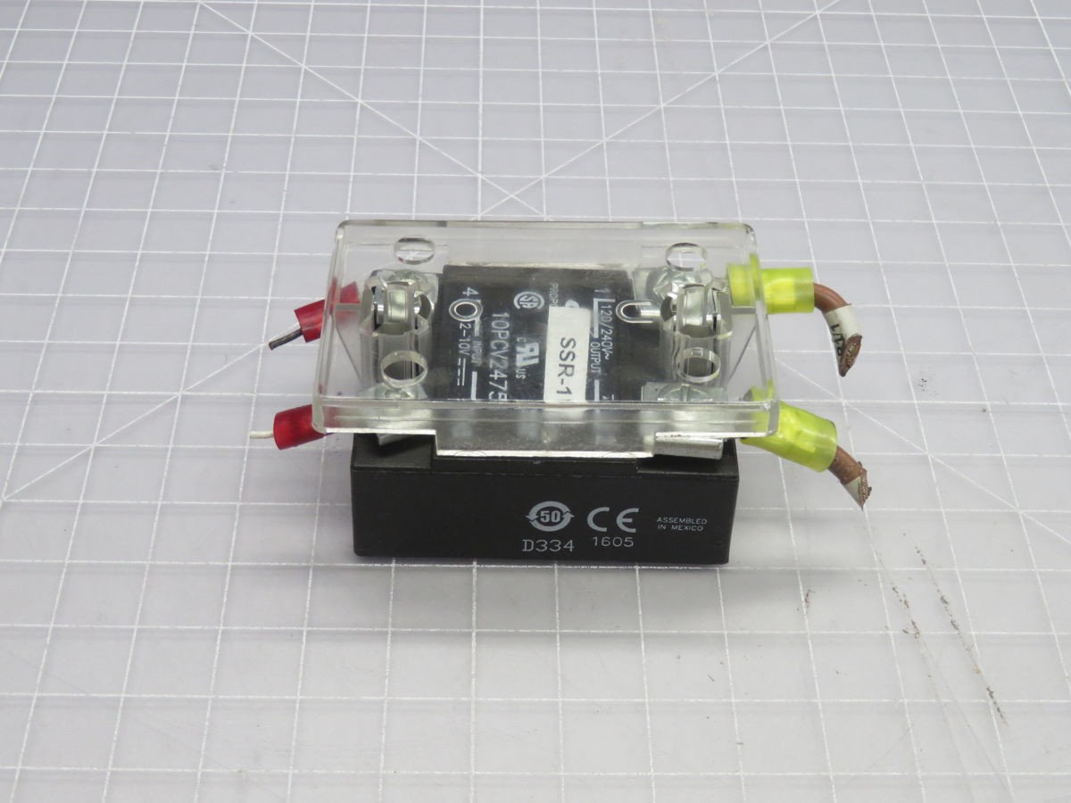 LOT OF 2 CRYDOM 10PCV2475 HIGH -PERFORMANCE PHASE ANGLE CONTROLLER T268419