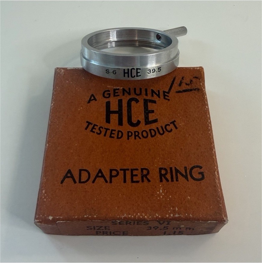 HCE Adapter Ring S-6 Fits 39.5mm Lens Front Steps Up/Down to 39.5mm