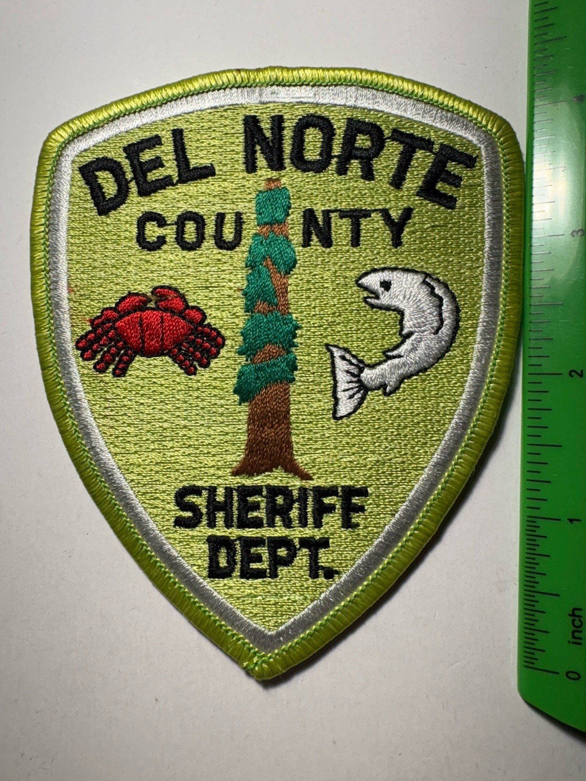 Del Norte County California Sheriff Patch ~ Obsolete