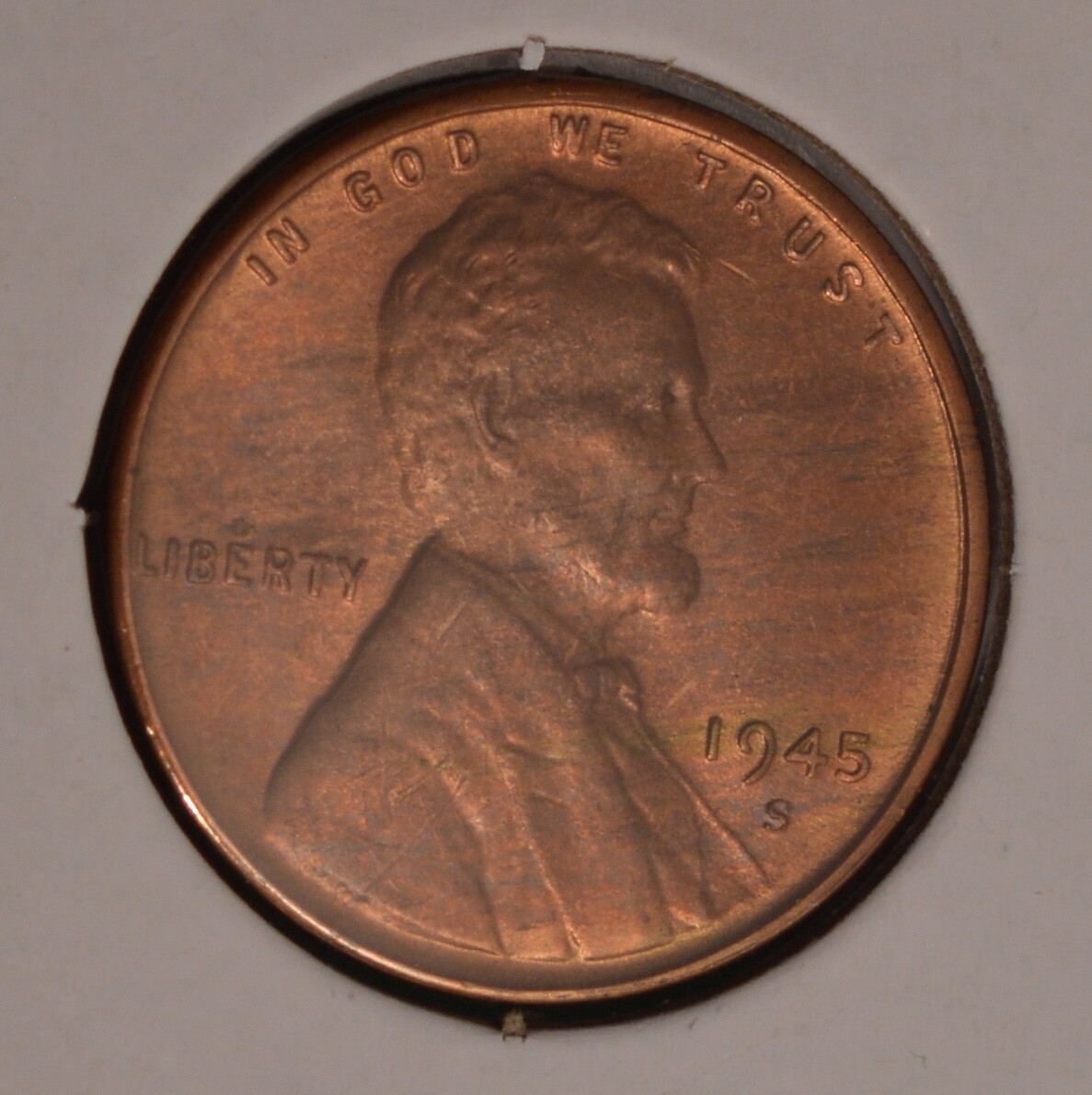 1945S USA Wheat Cent - Uncirculated - Inv# X-895