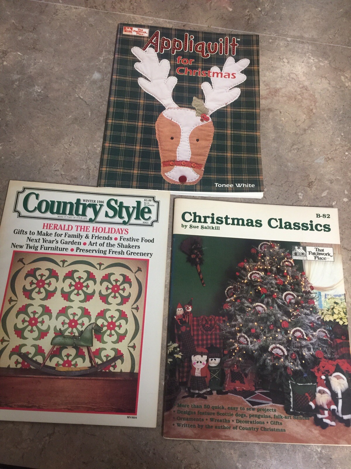Vintage Magazine Collector Lot Quilt Christmas Appliquilt Patchwork Craft Countr