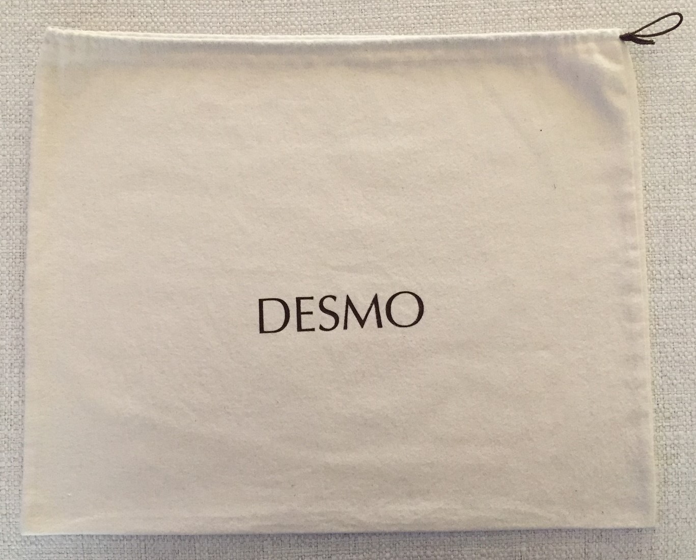 DESMO Medium Drawstring Logo Dust Bag 17" x 13 1/2"