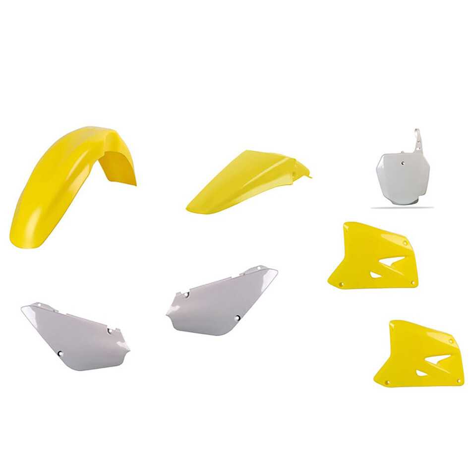 POLISPORT  PLASTIC BODY KIT OEM COLOR Suzuki RM85 2002-2025  90775  fitment in