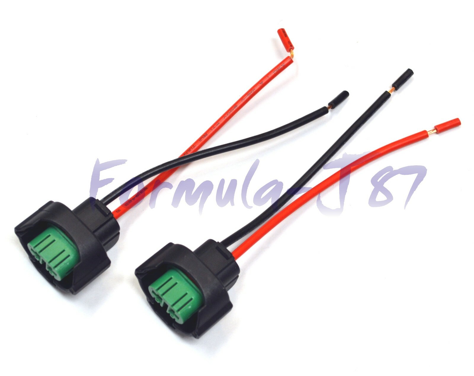 Wire Pigtail Female C H16 64219 Fog Light Two Harness Bulb Socket Plug Connector
