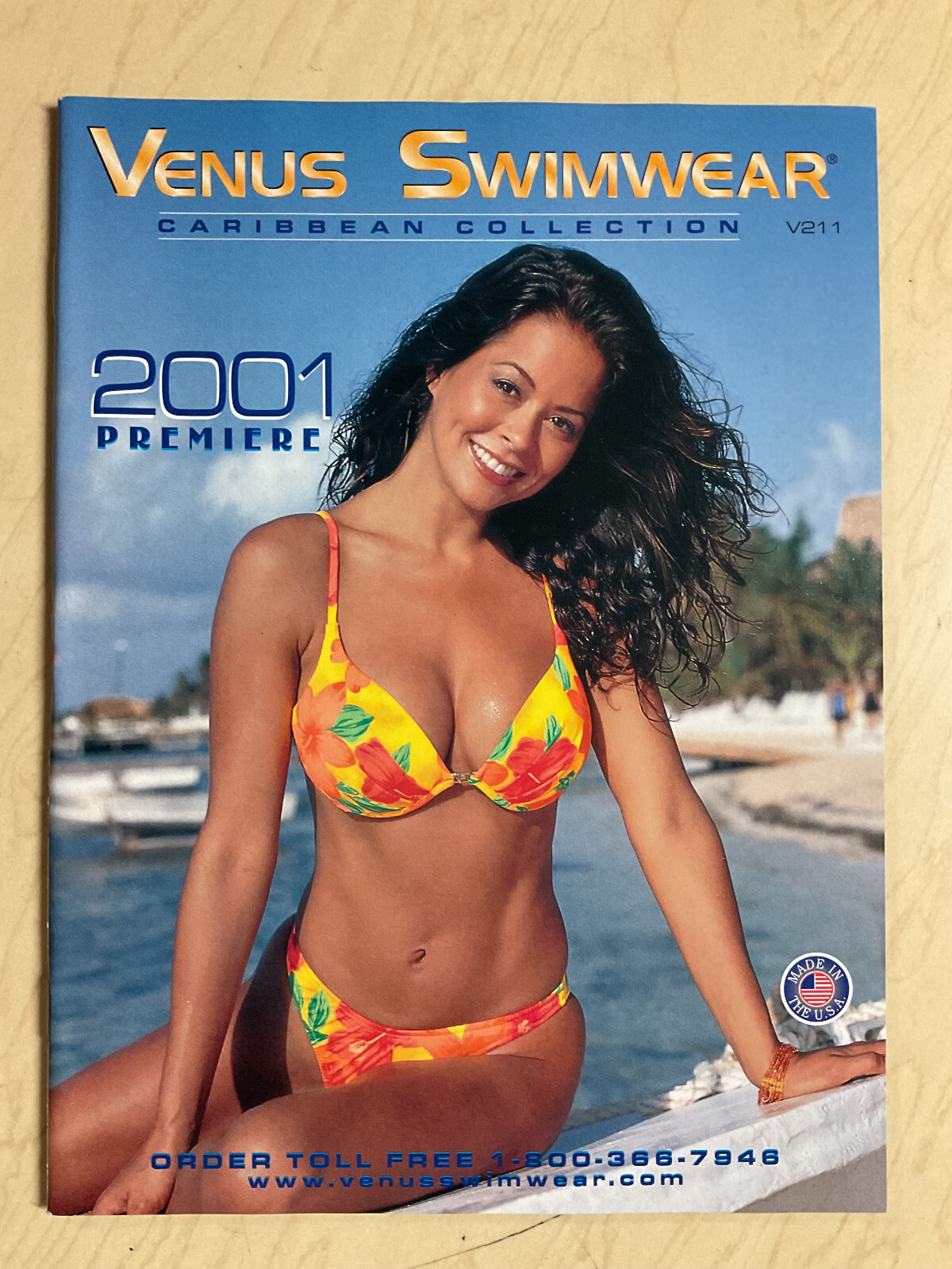 Venus Swimwear 2001 Premiere Caribbean V211 Brooke Burke sexy cover Carol Grow