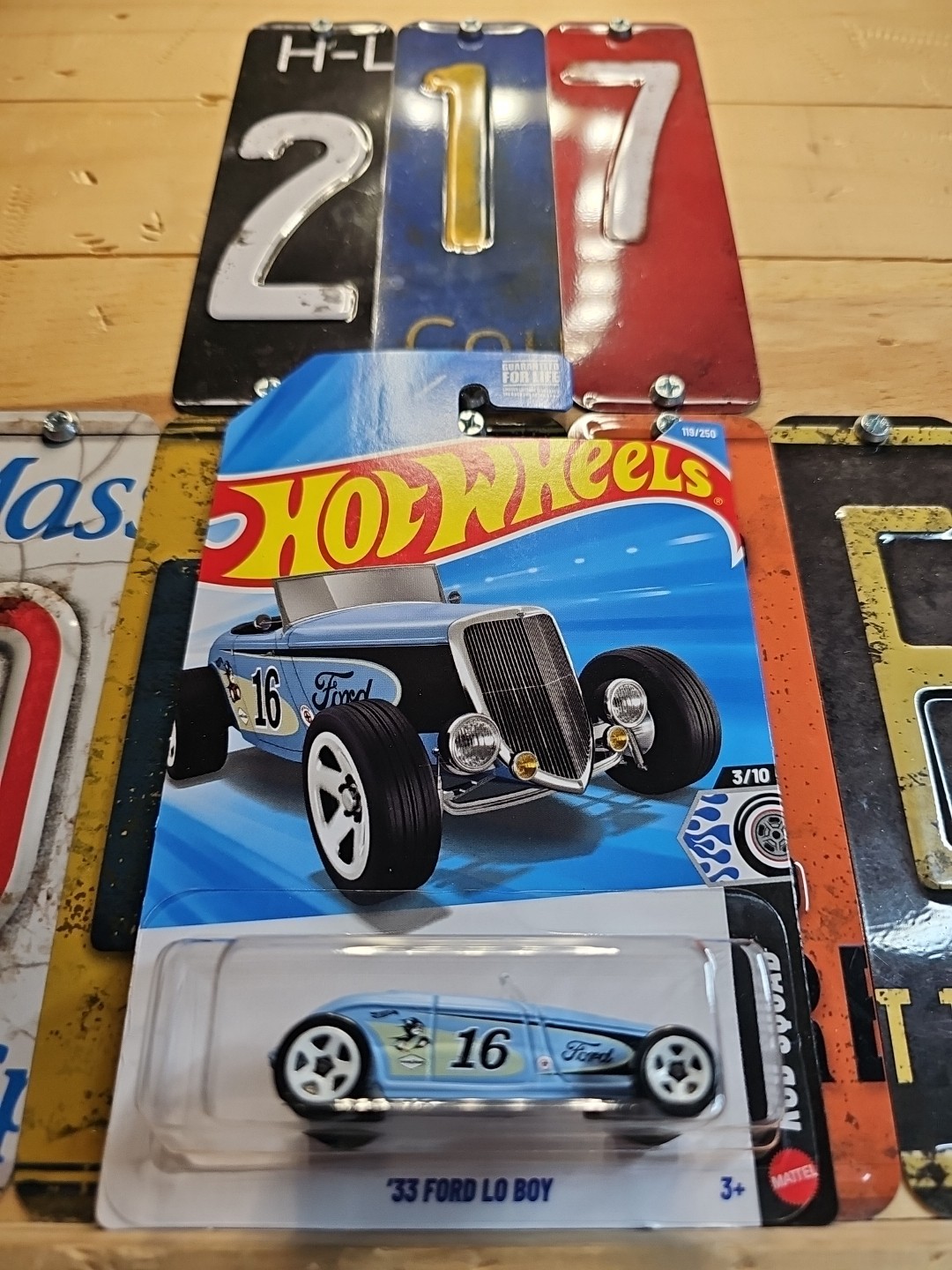 Hot Wheels '33 Ford Lo Boy Blue 119/250