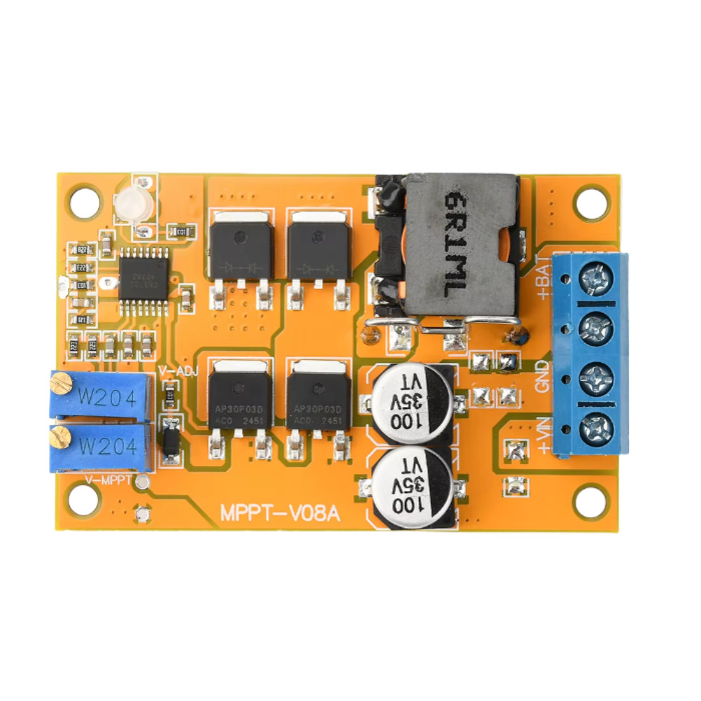 For MPPT 100W 5A Solar Charge Controller with Backflow Prevention 8-28V Range