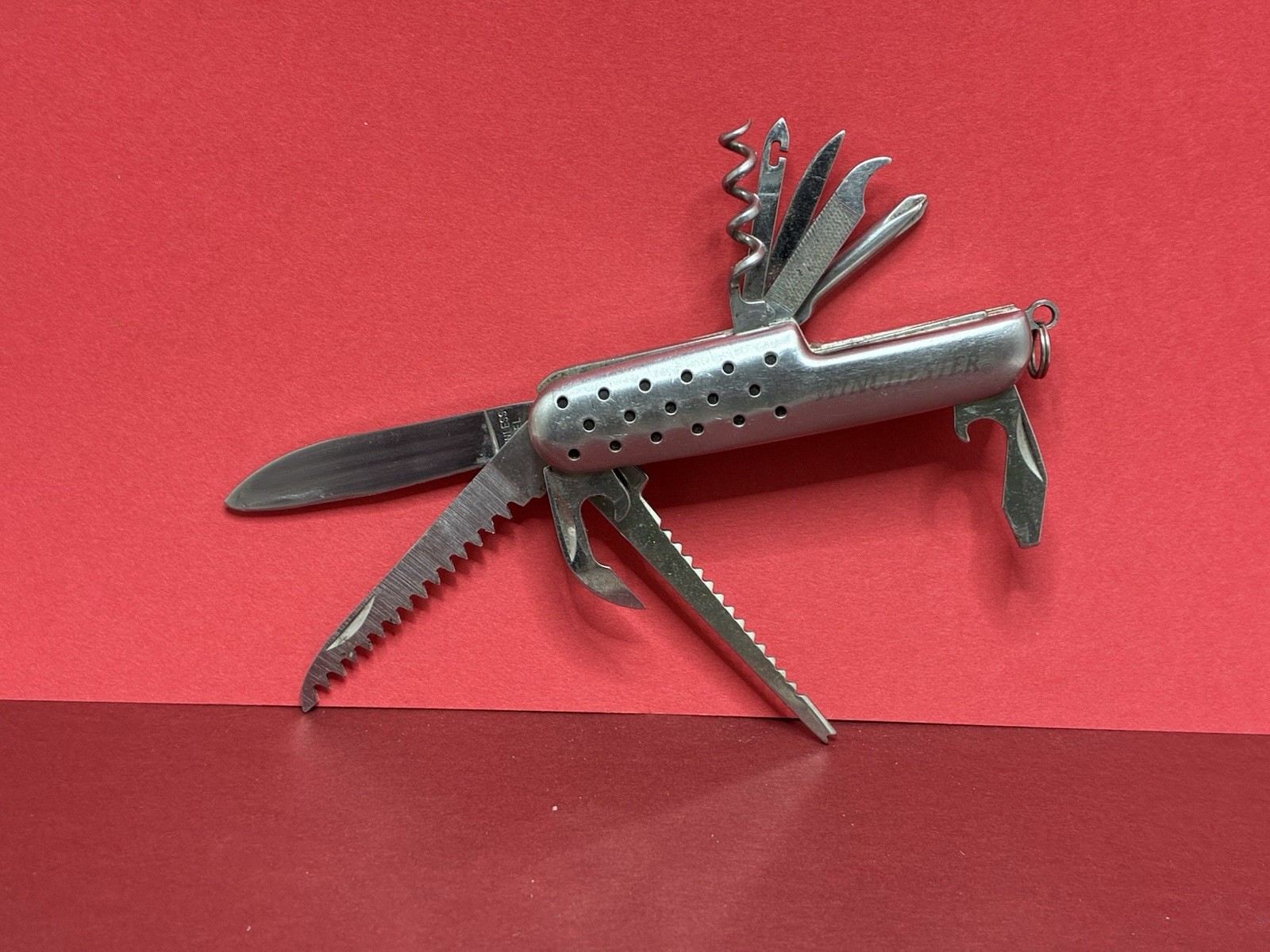 WINCHESTER Pocket Knife Survival Tool Stainless Multi-Tool 10 Blades