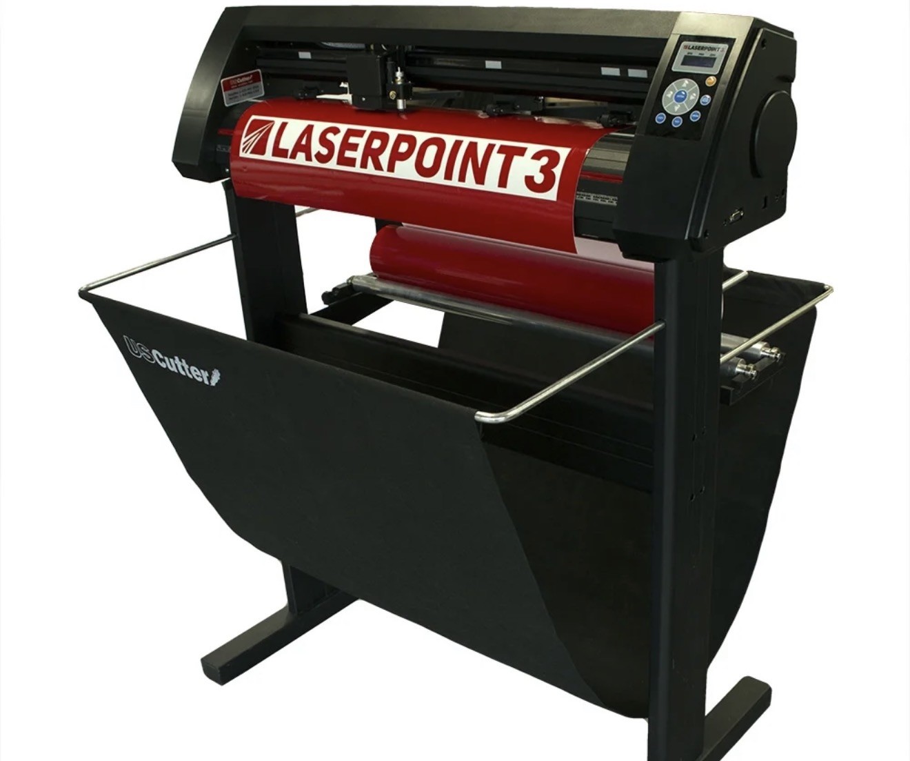 USCutter LaserPoint 3 Vinyl Cutter Stand Basket w/ARMS Contour Cutting - 34"