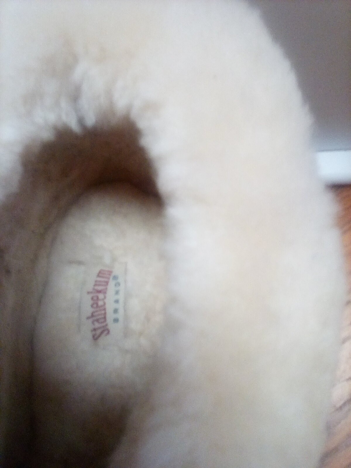 Men 12 STAHEEKUM Suede TUNDRA Slipper Pull on Shearling Lining/collar EVA Sole