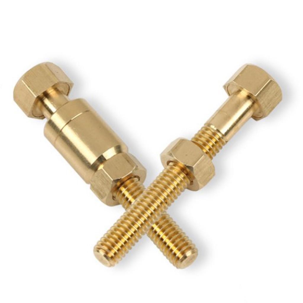Metal Hexagon Nut Off Bolt Tricks Autorotation Close-Up