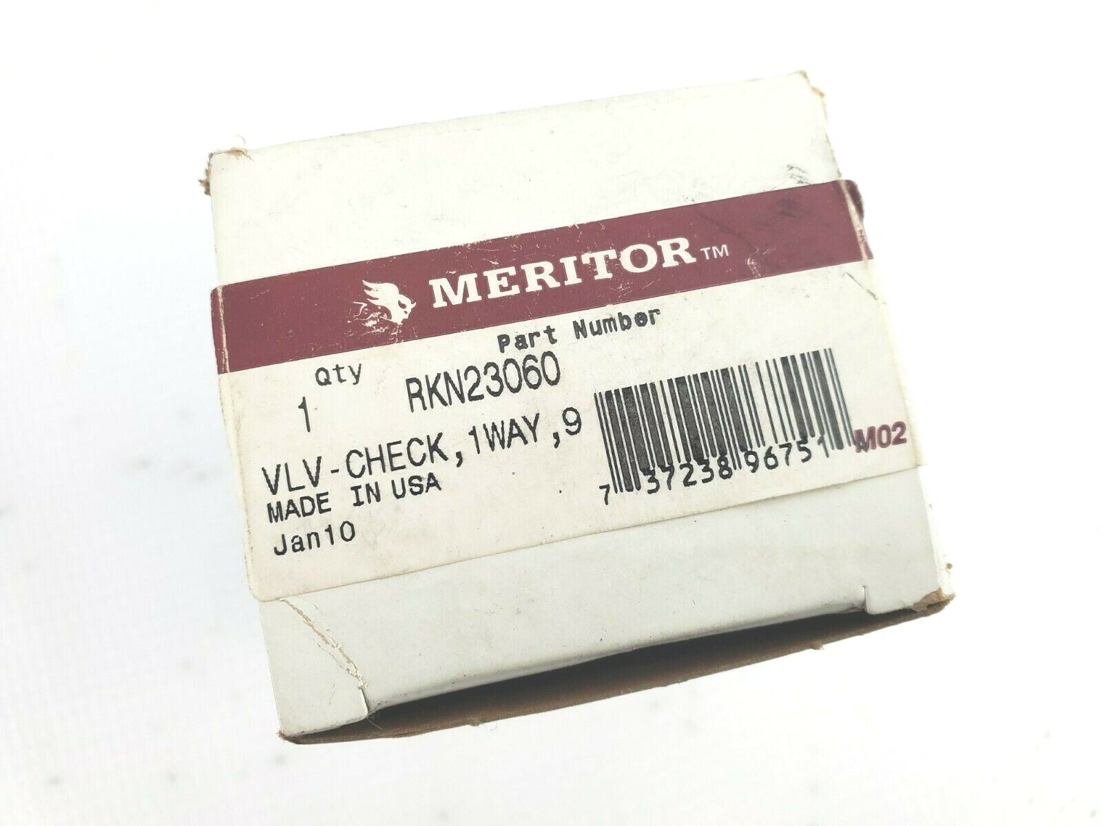 Meritor Check Valve 1 Way RKN23060 Freightliner 90 Degree 1 Way 1/2" NPT