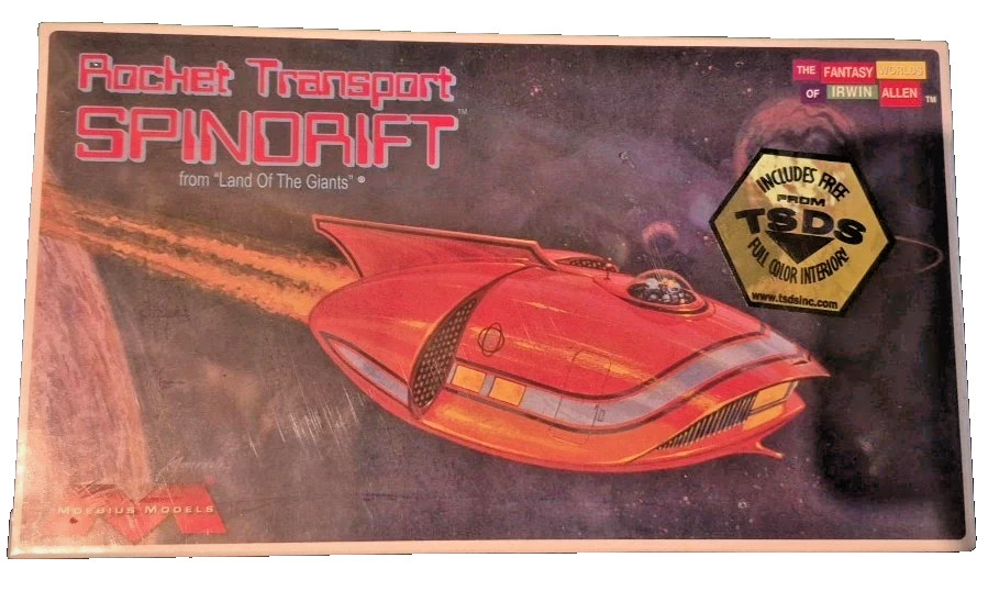 MOEBIUS " POCKET TRANSPORT SPINDRIFT " FROM LAND OF THE GIANTS MODEL KIT # 255