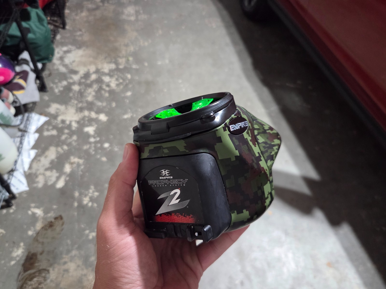 Empire Prophecy Z2 Loader, Rare Virtue SF Speed Feed, Camo