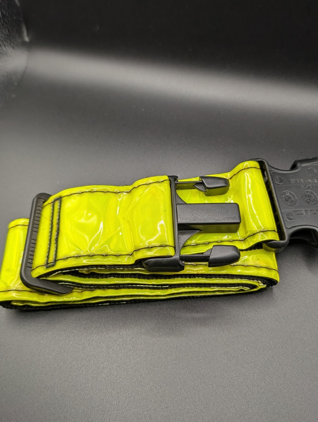 Neon Yellow Hi Vis Reflective Safety Belt US Military Running PT 2"
