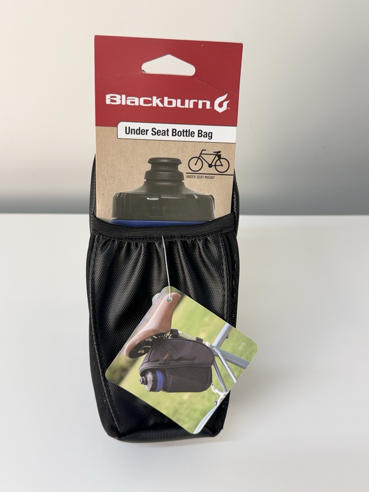 Blackburn Cycling Under Seat Mount Bag Gray & Black Large New With Tags