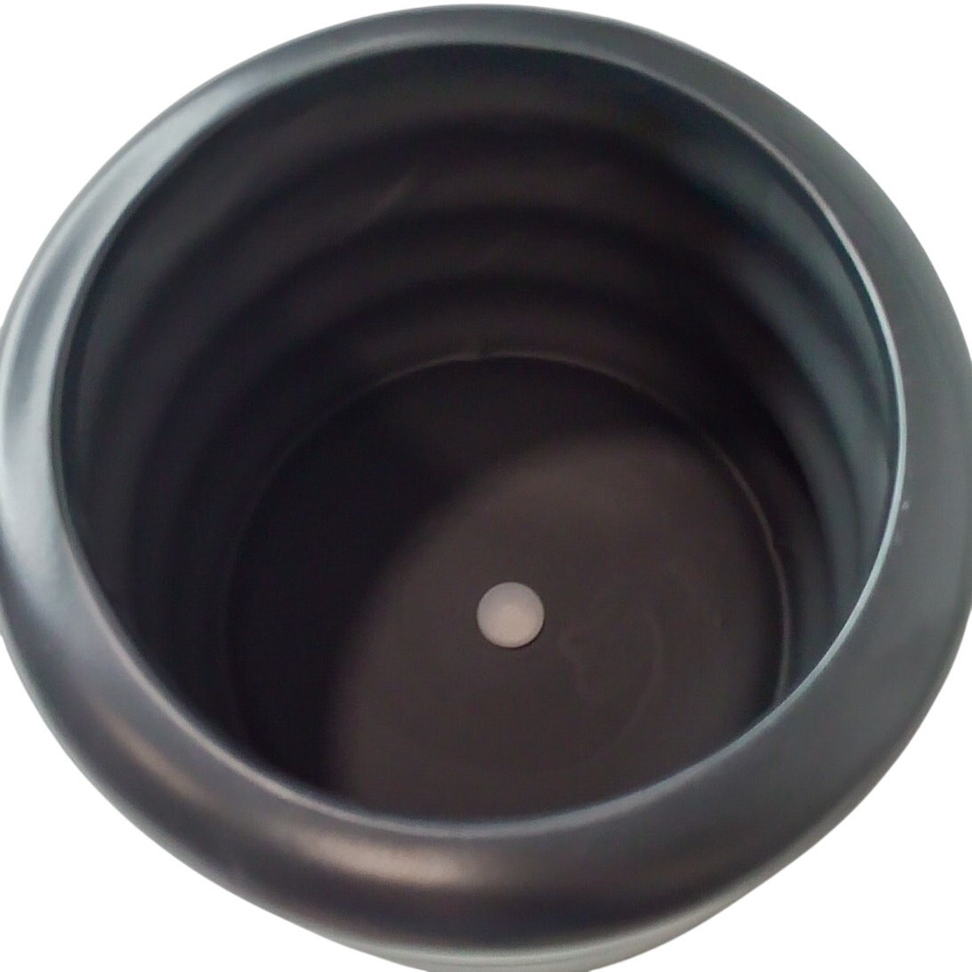 Large Bubble Ceramic Planter – Black – Room Essentials – 9" × 8½"