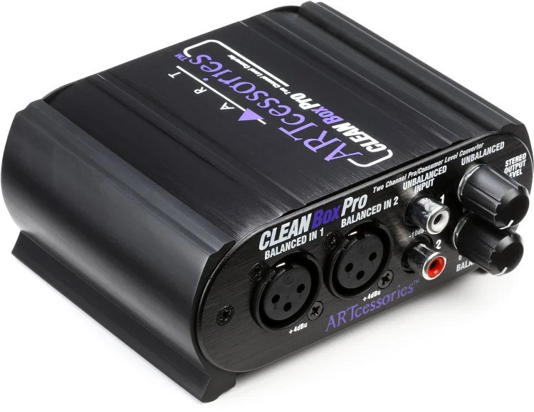 ART CLEANBoxPro 2-channel Balanced / Unbalanced Level Converter