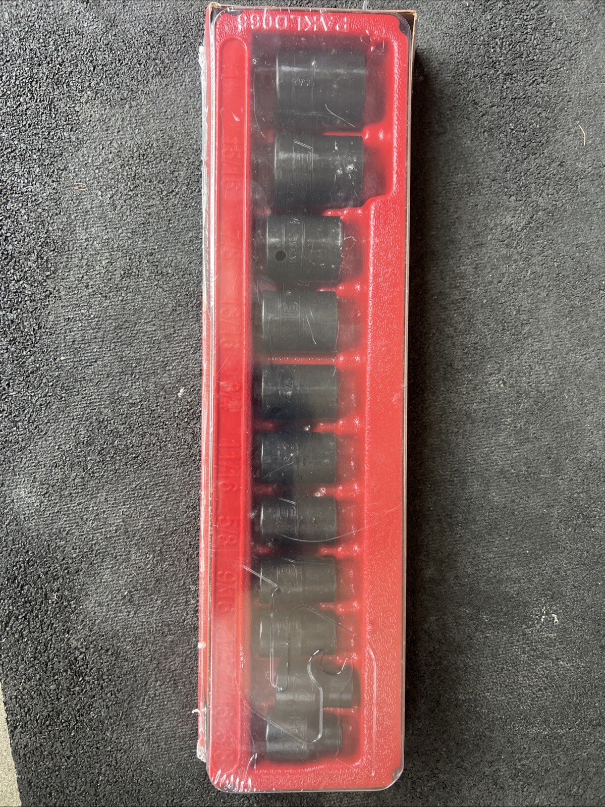 For Snap-on 1/2" drive 3/8" - 1" 6-point Shallo Impact Socket Set 311IMYA SEALED