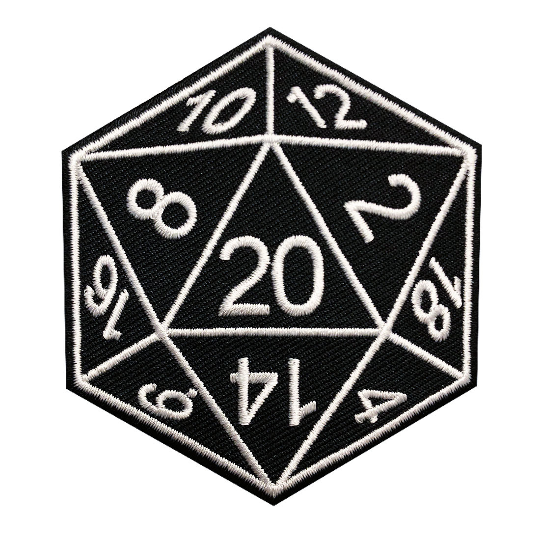 Dungeons Dragons Embroidered Dice Stranger Things Hook PATCH