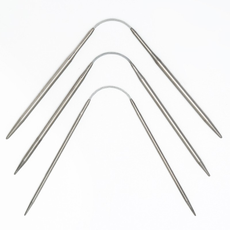 2 Pairs 2mm Mini Pointed Knitting Sweater Needle Set