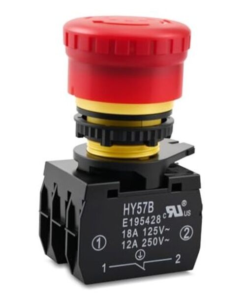 HY57B Industrial Emergency Stop Switch Push Button Switch Fit for Industrial
