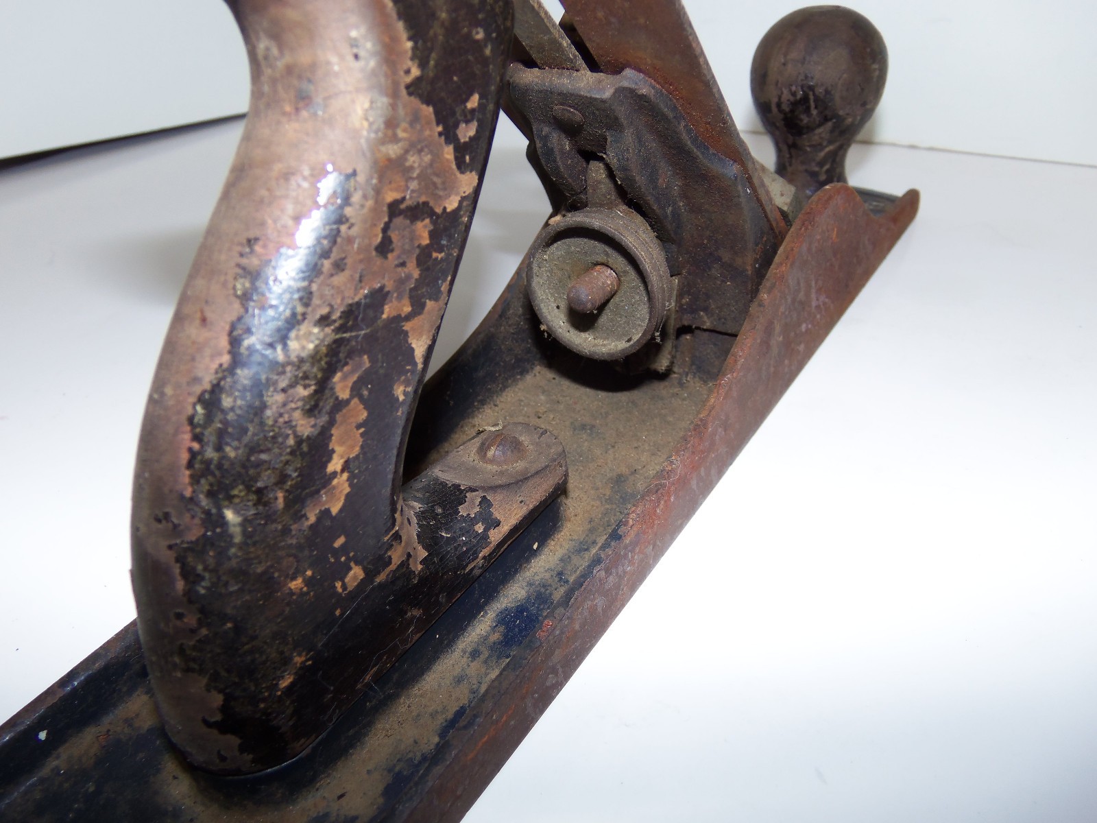 Vintage Stanley Bailey No 5 Smooth Bottom Plane Wood Tool w Angle Adjust