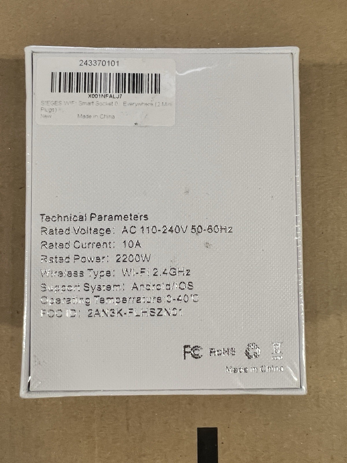 Sieges Smart WiFi Plugs - 2 Pack Factory Sealed-K