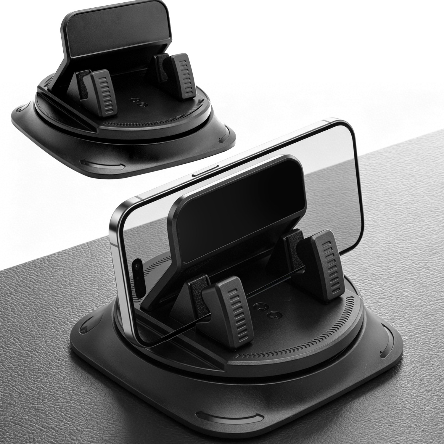 Universal Car Dash Phone Mount: Hands-Free Viewing,Shockproof,for iPhone&Android
