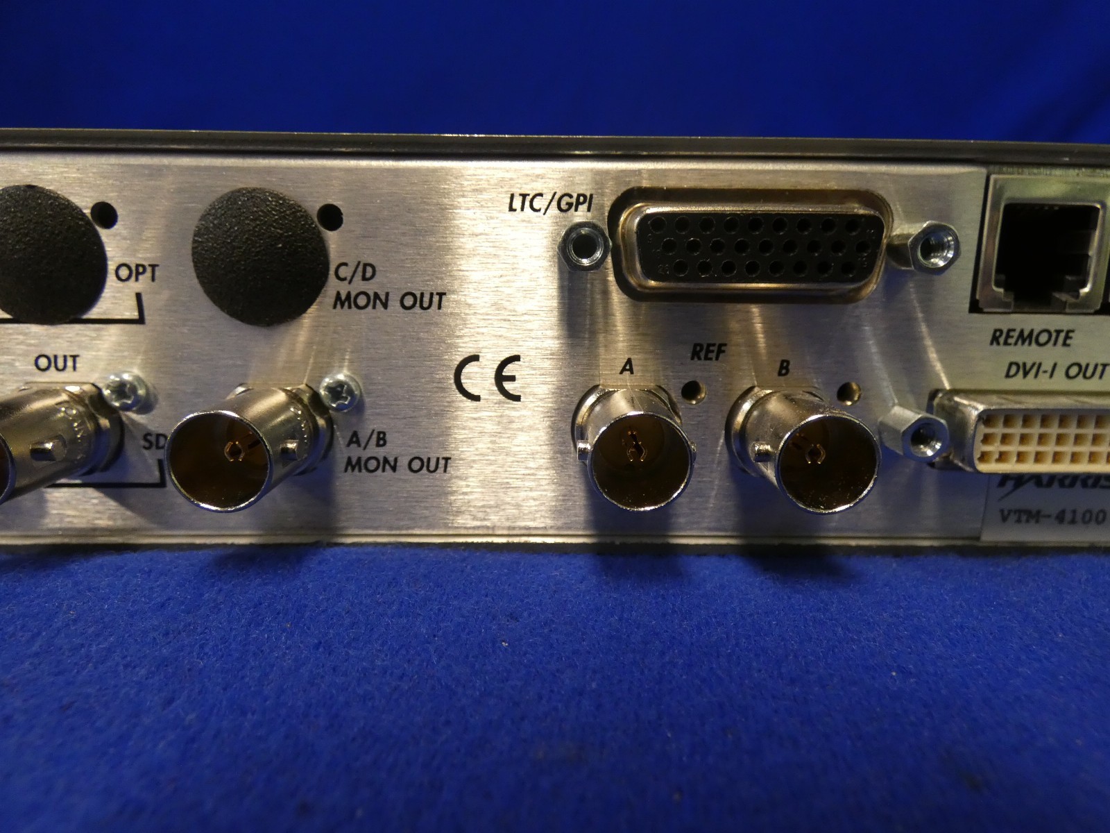 Harris Videotek VTM-4100 PKG-E Rasterizer w/Option EYE-2, Audio Option A3-OPT 3