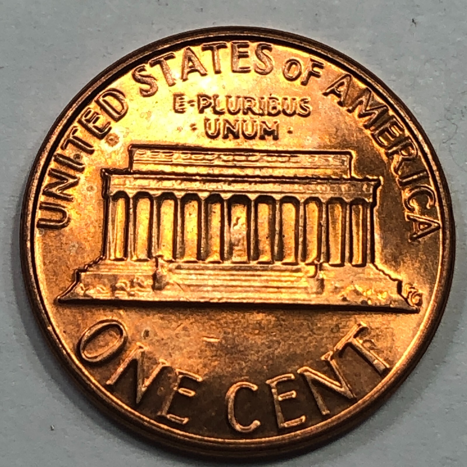 1982 P - Lincoln Memorial Cent - Small Date Zinc