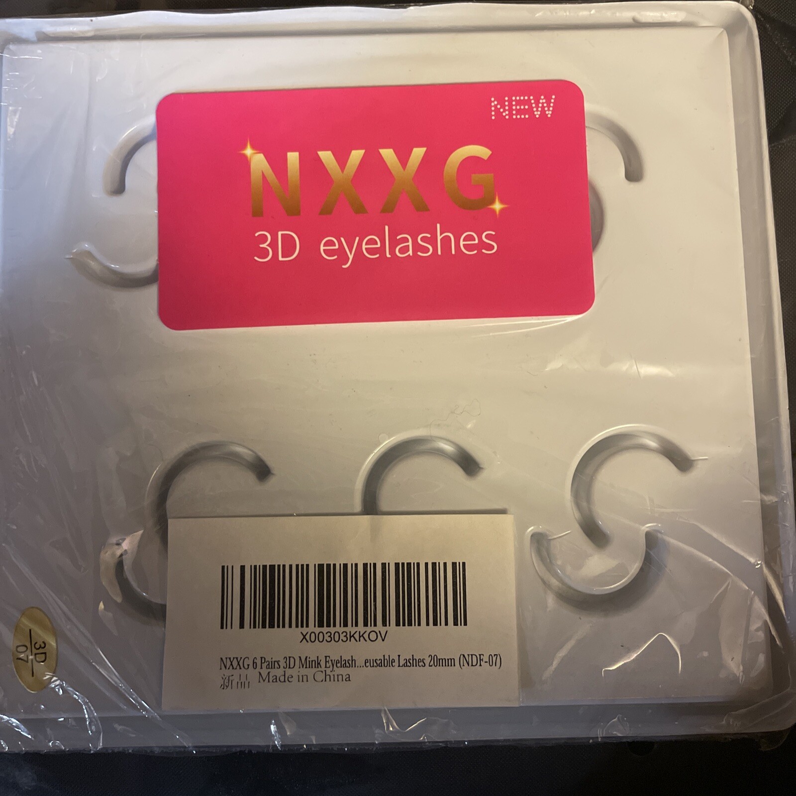 NXXG 3D Eyelashes Strip 6 Sets Volume Lashes -B.A4