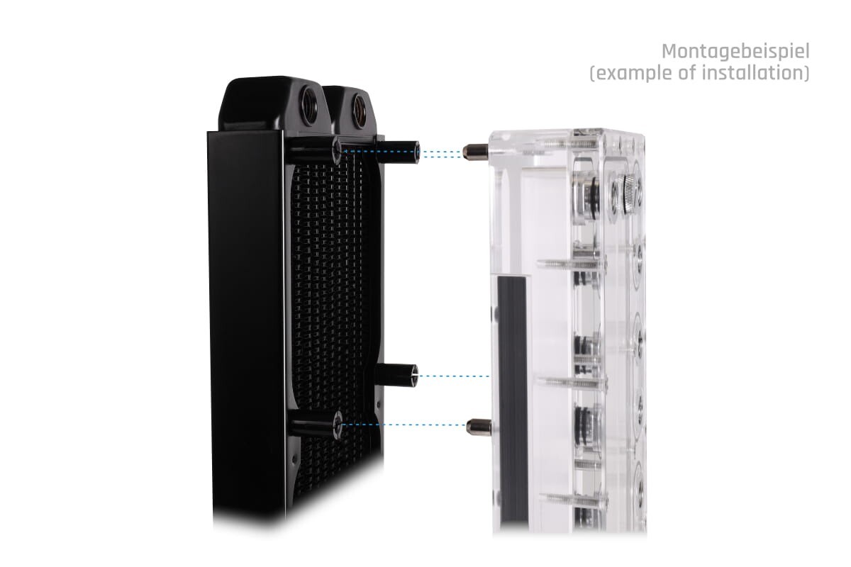 Alphacool Core Distro Plate Push Mounting Set, 17mm
