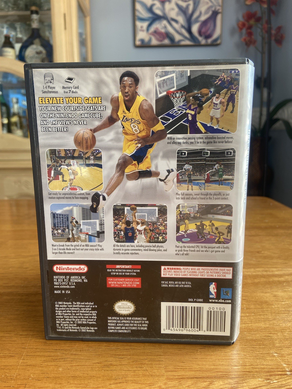 NBA Courtside 2002 (Nintendo GameCube) Original Case Only( No Game , No Manual )