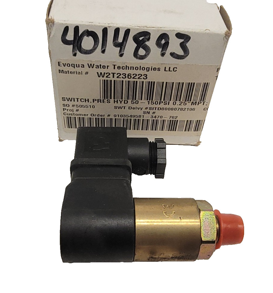 Gems PS75-30-4MNZ-C-HCR 209579 Hydraulic Pressure Switch 50-150 PSI 0.25" MPT