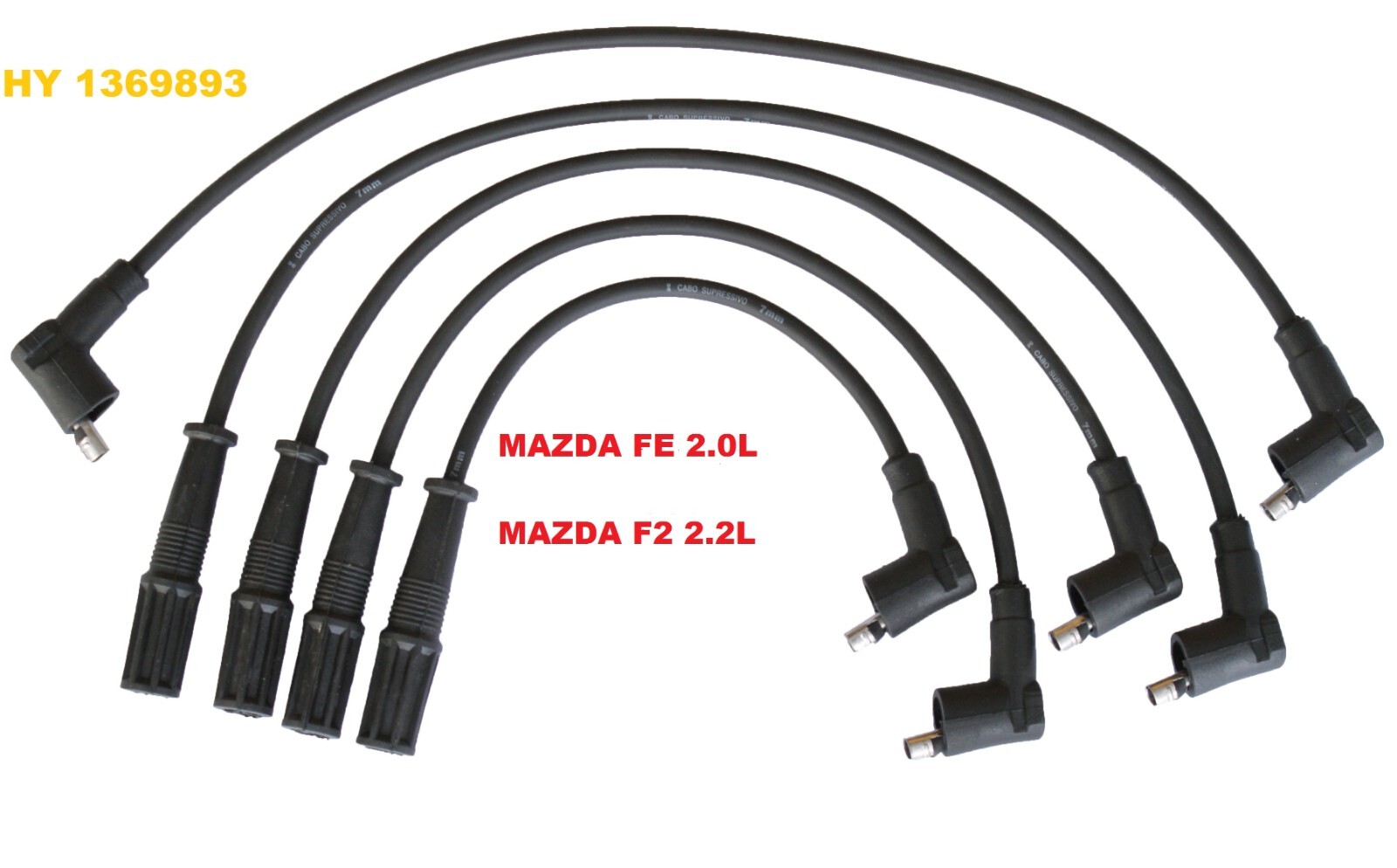 901303803 YALE 1369893 HYSTER FORKLIFT IGNITION WIRE X4 + COIL MAZDA HY001-J