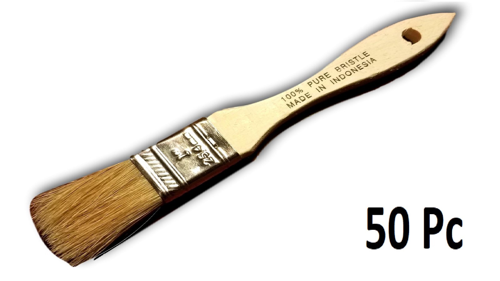 Lot of 50 1" Chip Brush Brushes Perfect for Adhesives Paint Touchups 1 Inch