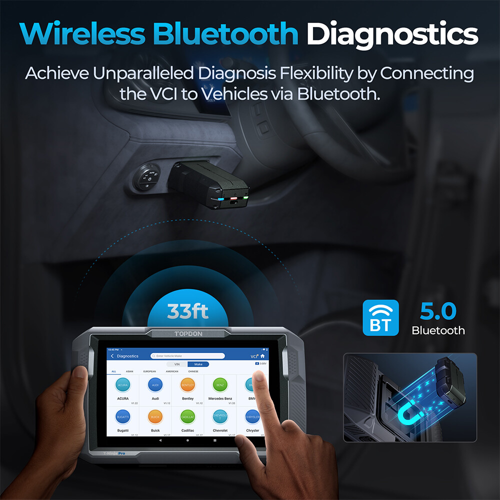 🔥TOPDON ArtiDiag900 Lite Full System Bidirectional Bluetooth Diagnostic Scanner