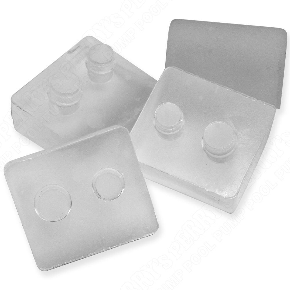 HWN115 AXV414P Concrete Pod Shoes 4x Set Hayward Navigator/Pool Vac MADE IN USA