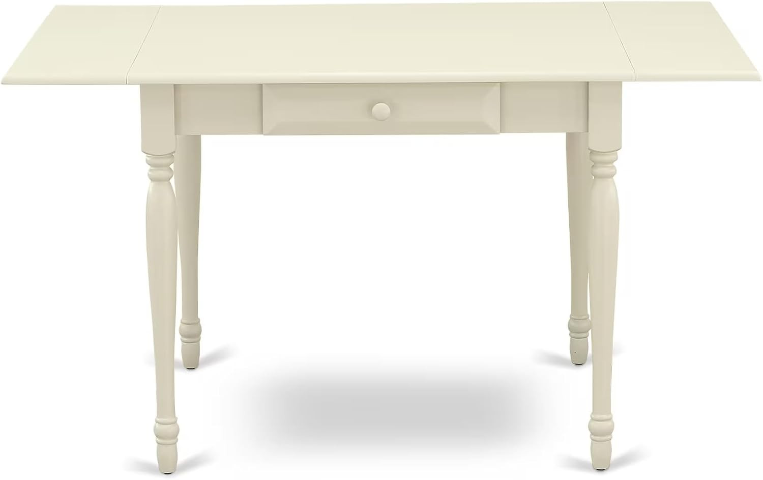 MZFL3-LWH-01 3 Piece Dining Set Contains a Rectangle Dining Room Table with Drop