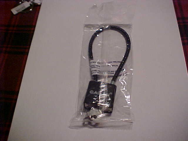 Allen (30MM)  Cable Lock Open With Key Black Stainless Steel Ships free