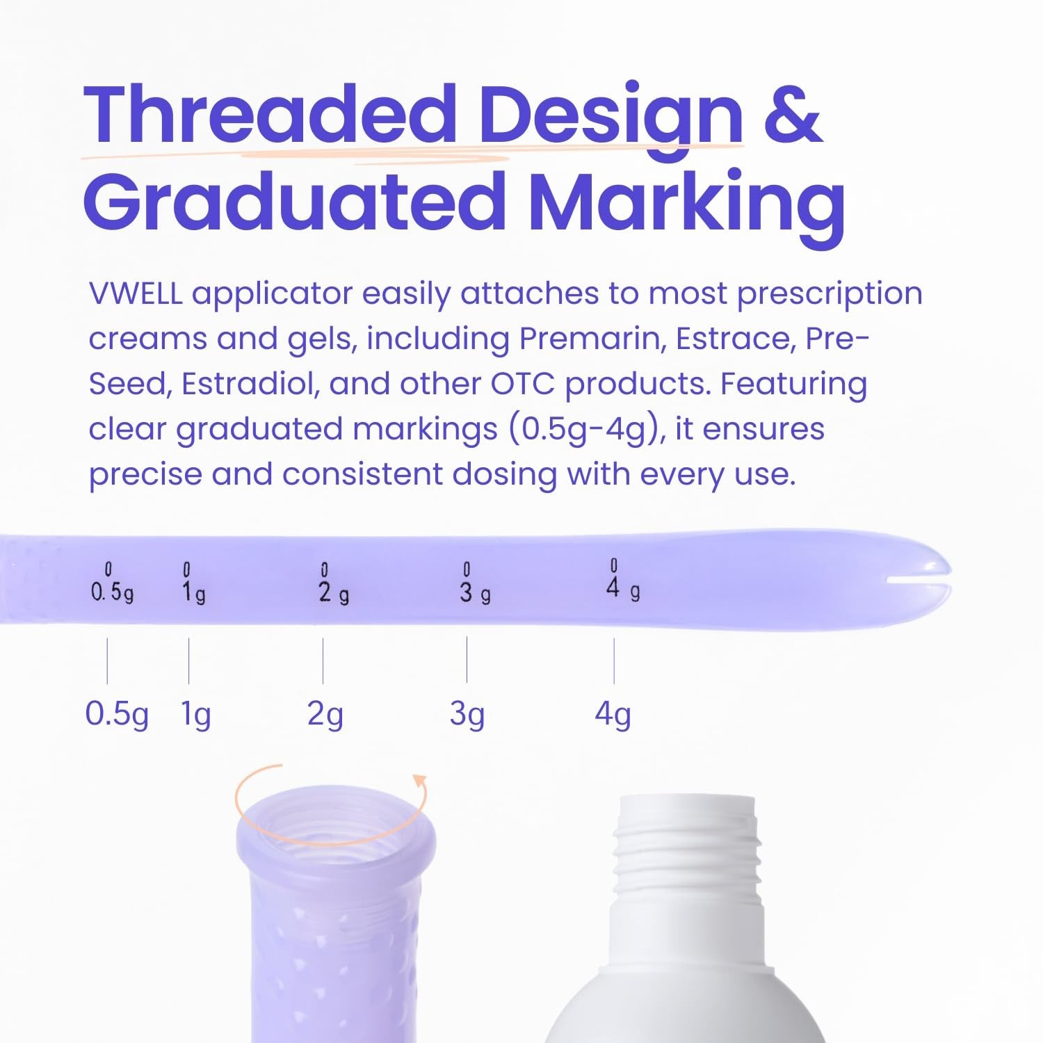 MaxComfort Universal Vaginal Rectal Suppository Applicator - Effortless Comfort