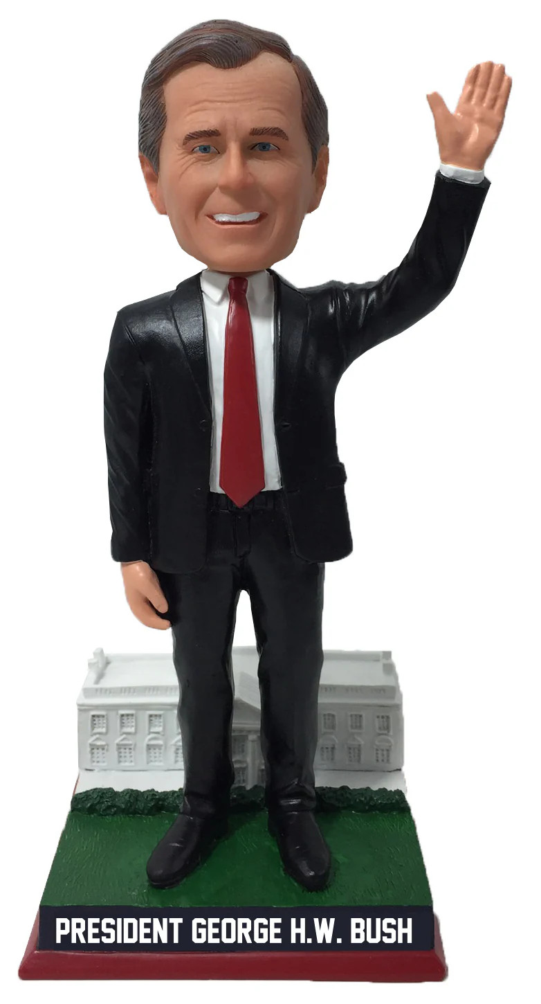 George H. W. Bush White House Base President Bobblehead Numbered to 1,988